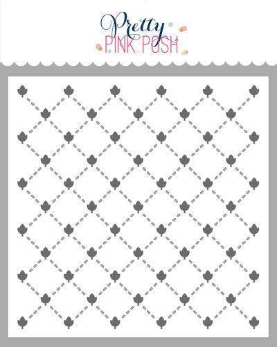 Layered Leaf Lattice Stencils (2 Pack)