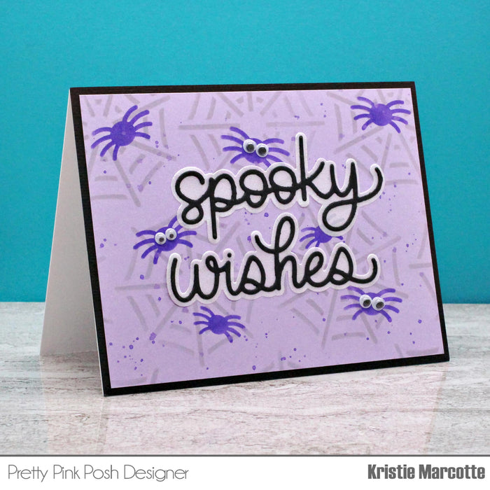 Layered Spider Webs Stencils (2 Pack)