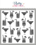 Layered Summer Drinks Stencils (3 Pack)