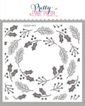 Layered Winter Wreath Stencils (3 Pack)