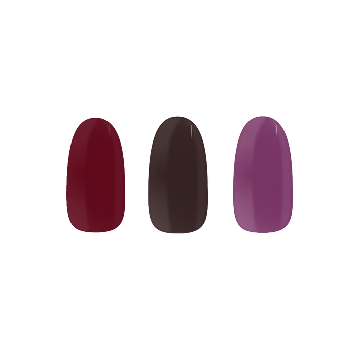 let's be you bundle maniac nails stickers red brown purple