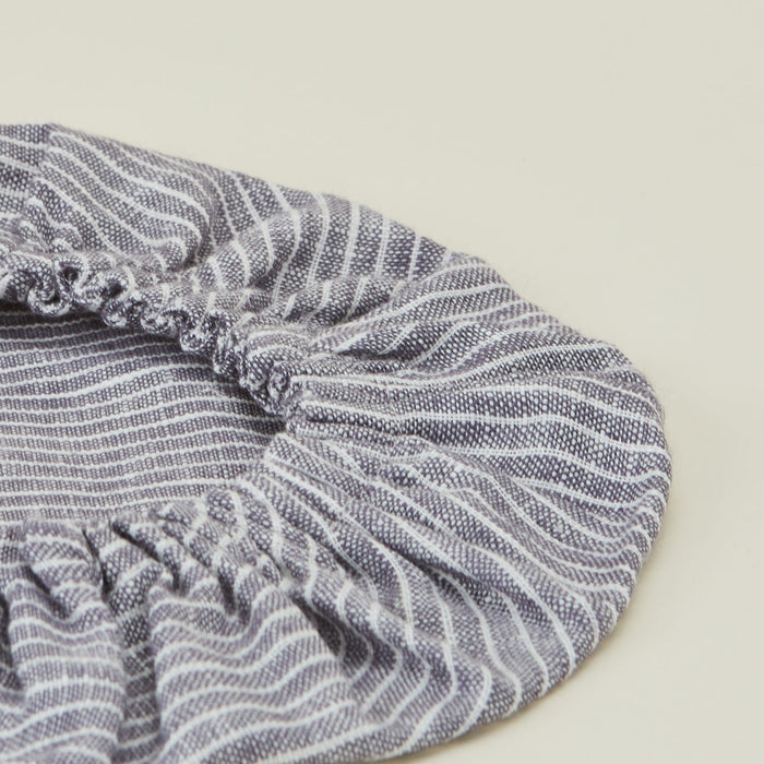 Linen Bowl Cover, Set of 3 - Blue Stripe