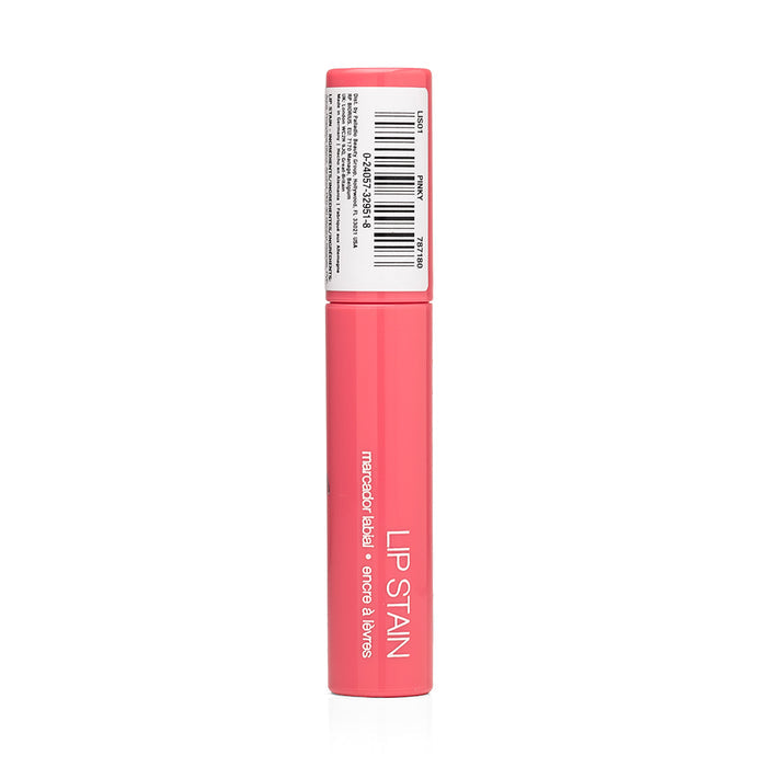 lis01-pinky-side: Side view of Palladio Lip Stain Marker in shade LIS01 Pinky.