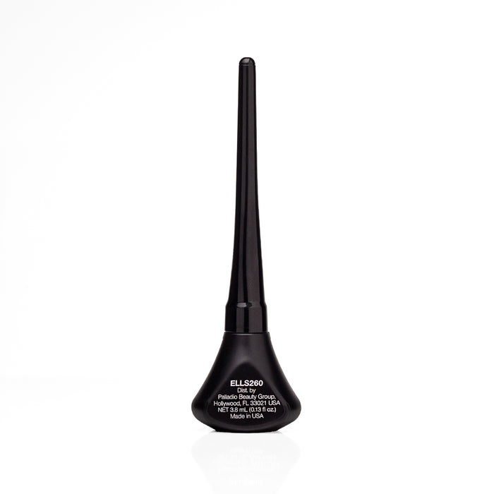 ELLS260 Black component back: Back view of the Palladio Liquid Eyeliner bottle in Black.