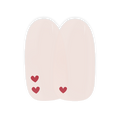 Love Maxime Meiland Gelstickers nails maniac hand harts