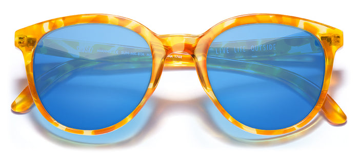 color Blonde Tortoise Aqua