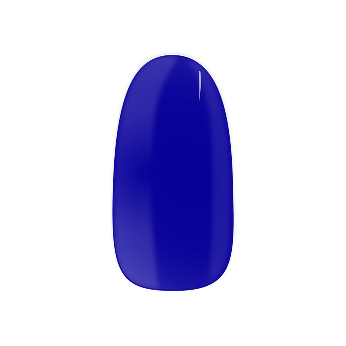 Product foto met de Maxima Blue blauwe nagels van de Maniac gellak sticker collectie
