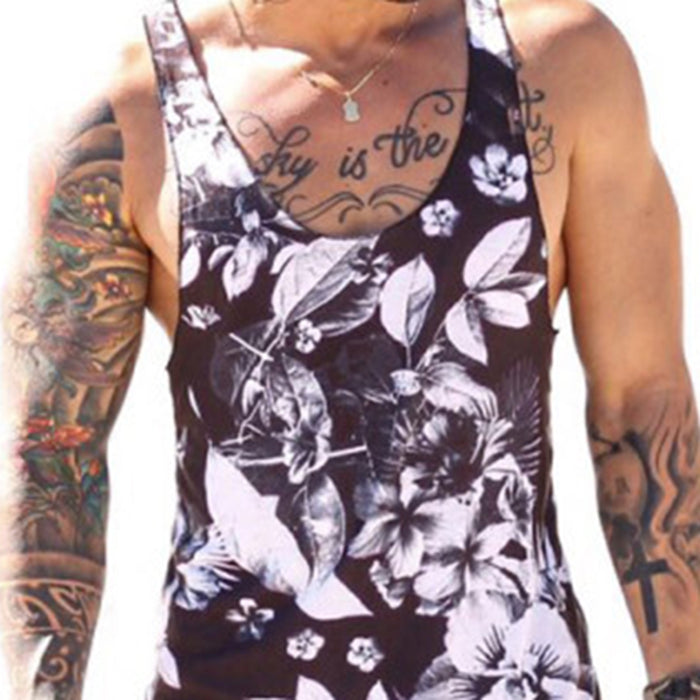 Men'S Casual Fashion Beach Fitness Vacation Vest