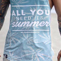 Men'S Casual Sports Beach Sleeveless Printed Vest