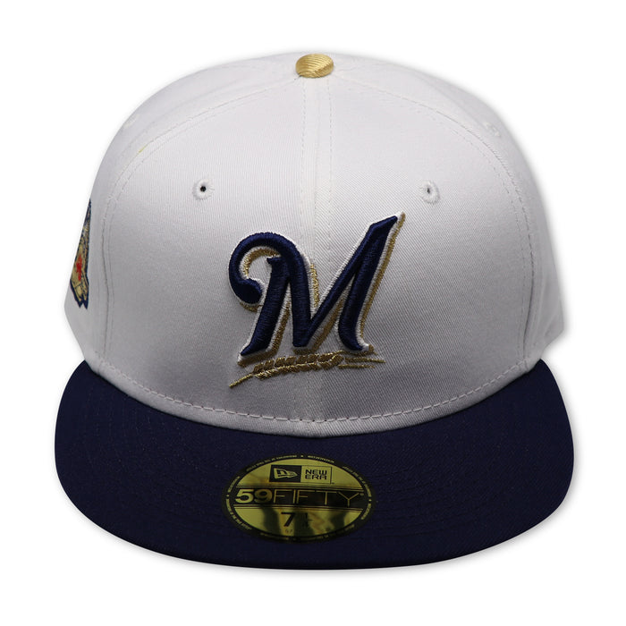 MILWAUKEE BREWERS  (40TH ANNIVERSARY) NEW ERA 59FIFTY FITTED (RED UNDER VISOR)