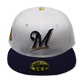 MILWAUKEE BREWERS  (40TH ANNIVERSARY) NEW ERA 59FIFTY FITTED (RED UNDER VISOR)