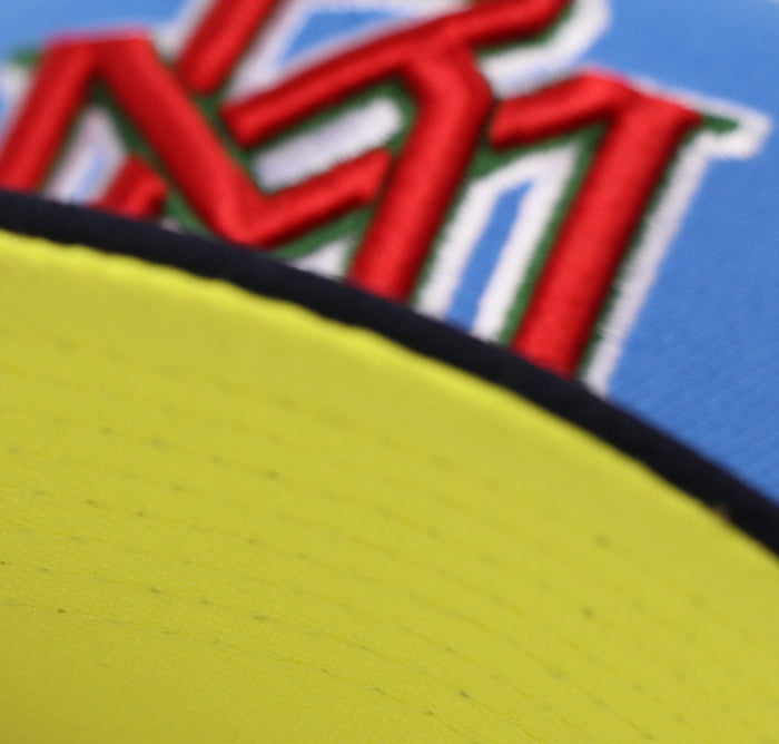 MILWAUKEE BREWERS (AF-BLUE) (25TH ANNIVERSARY) NEW ERA 59FIFTY FITTED (YELLOW UNDER VISOR)