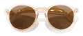 sunski mini dipsea champagne brown front angle