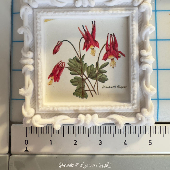 Miniature Frames for Dollhouse | 1:12 Scale 3D Printed Picture Frames