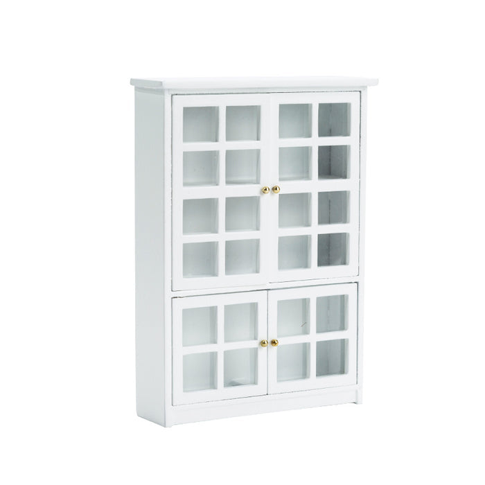Miniature Glass Cabinet 1/12 Scale Dollhouse Furniture side