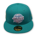 MINNESOTA TWINS "HHH METRODOME" NEW ERA 59FIFTY FITTED (AIR FORCE BLUE UNDER VISOR)