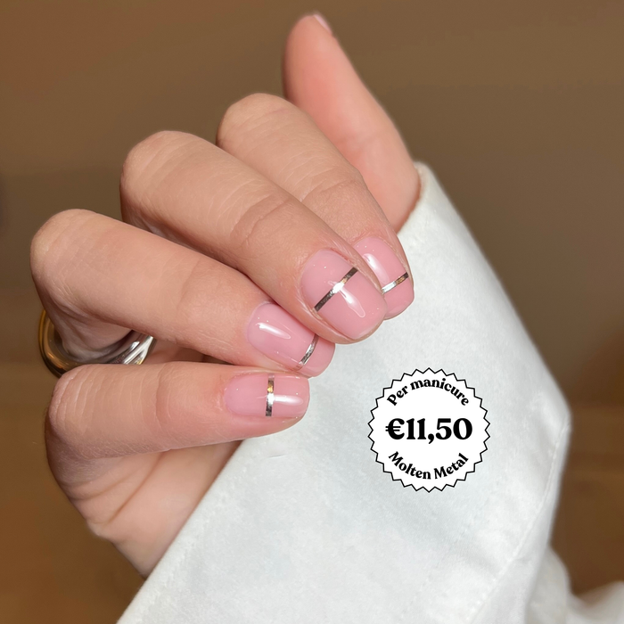 Molten Metal by Anouk Nijs - Maniac gel nail stickers
