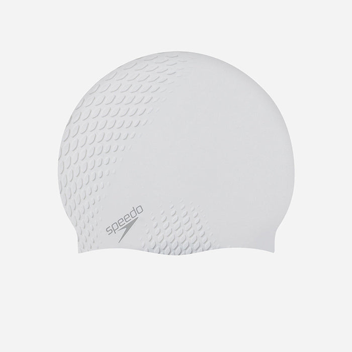 Mũ Bơi Người Lớn Speedo Bubble Active + - Trắng - Supersports Vietnam