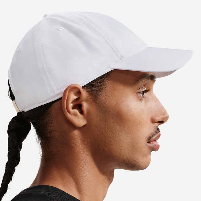 Mũ Lưỡi Trai Nike Dri-Fit Club Unstructured Metal Swoosh - Trắng - Supersports Vietnam
