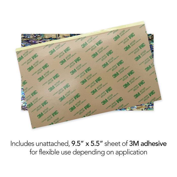Natural, Light Abalone Shell Veneer