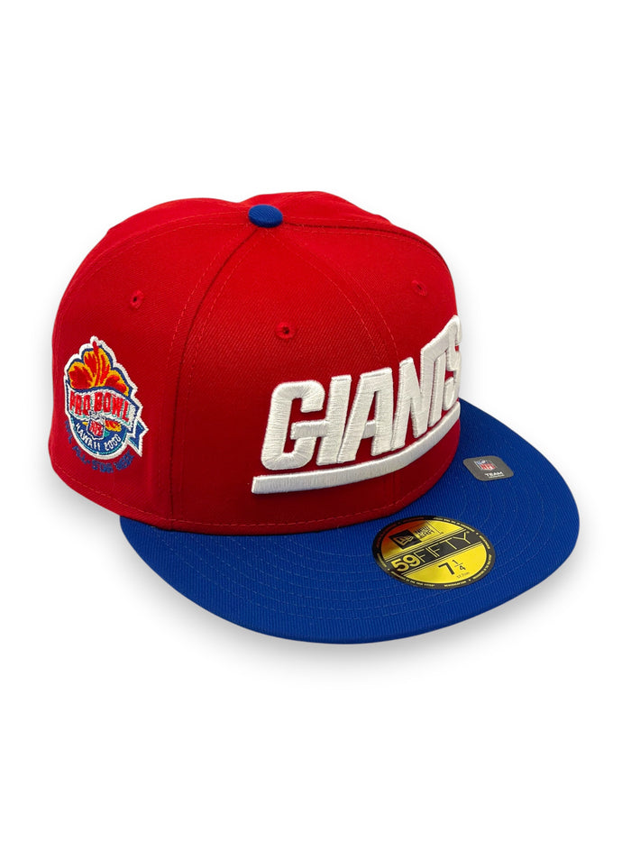 NEW YORK GIANTS (RED/ROYAL) "2000 PRO BOWL" NEWERA 59FIFTY FITTED