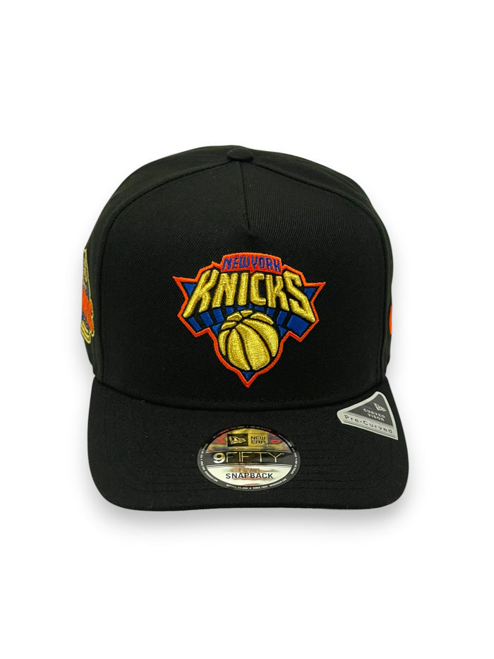 NEW YORK KNICKS (BLACK) (2026 NBA FINALS CHAMPS) "9FIFTY AFRAME" NEW ERA SNAPBACK