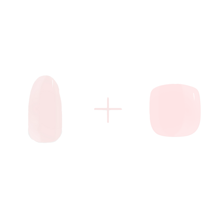 Nicole Neutral - Mani+Pedi - Maniac gel nail stickers