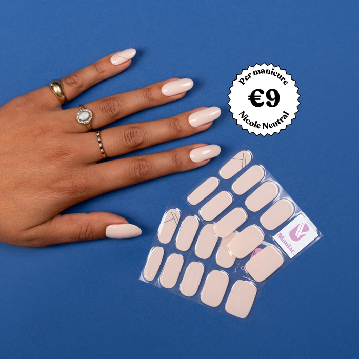 Nicole Neutral - Maniac gel nail stickers