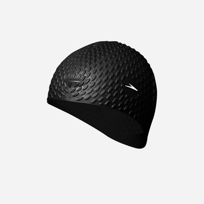 Nón Bơi Người Lớn Speedo Bubble - Đen - Supersports Vietnam