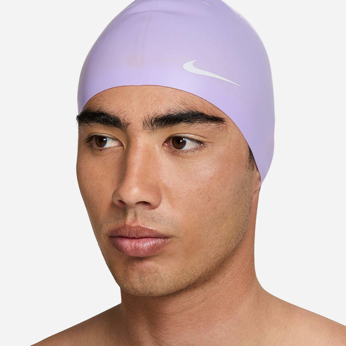 Nón Bơi Thể Thao Unisex Nike Swim Solid Silicone Cap - Tím - Supersports Vietnam