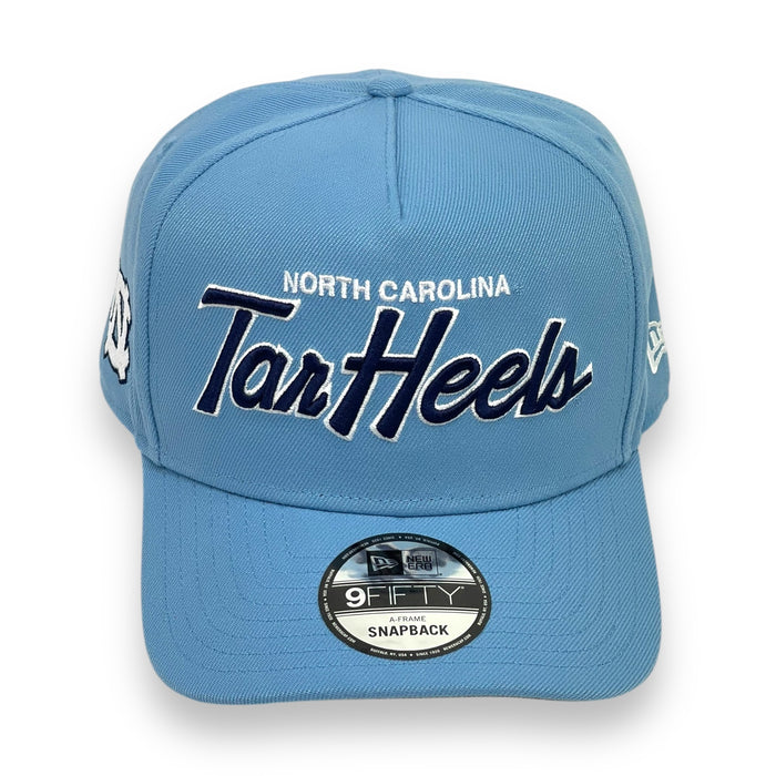 NORTH CAROLINA TARHEELS (SKYBLUE) "9FIFTY AFRAME" NEW ERA SNAPBACK