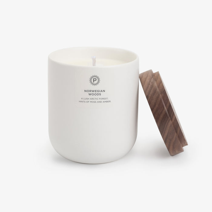 Norwegian Woods Ceramic Candle