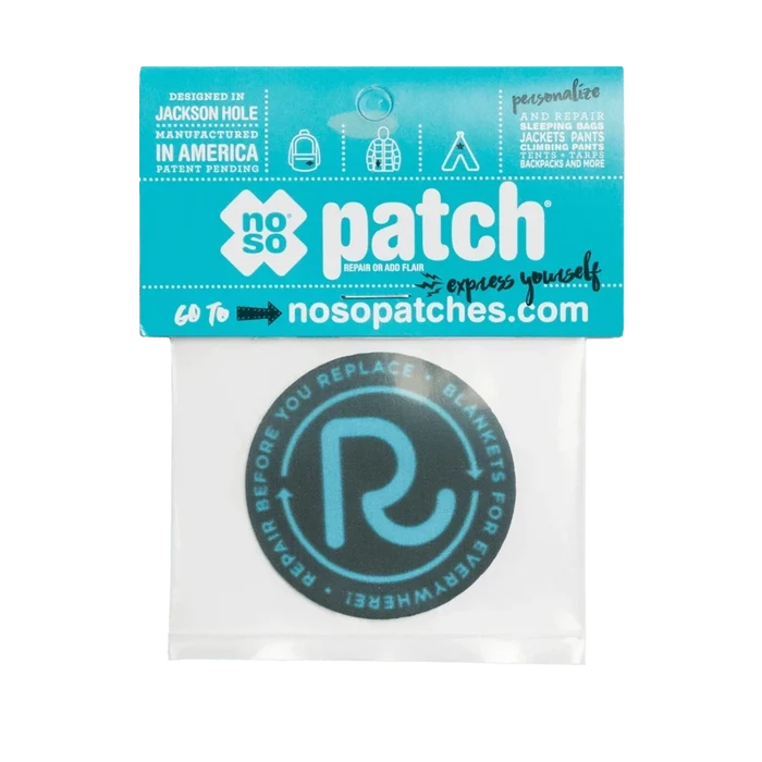 Noso NOSO Repair Patch - Rumpl Blue Logo Noso Repair Patch - Blue Circle Noso Patch