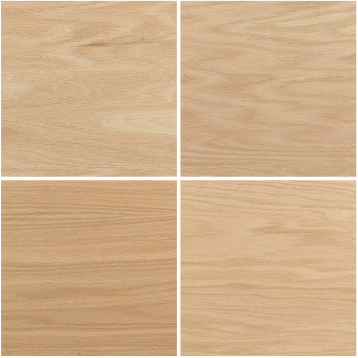 Oak, Red, 1/4 inch, 12x19 inches, Double Sided, Unfinished
