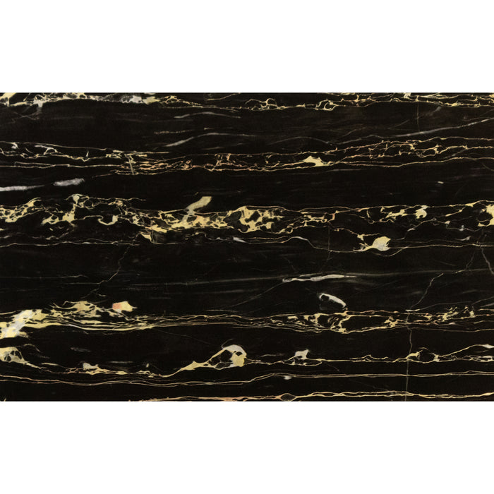 Obsidian Gold Black Marble Acrylic Rectangle