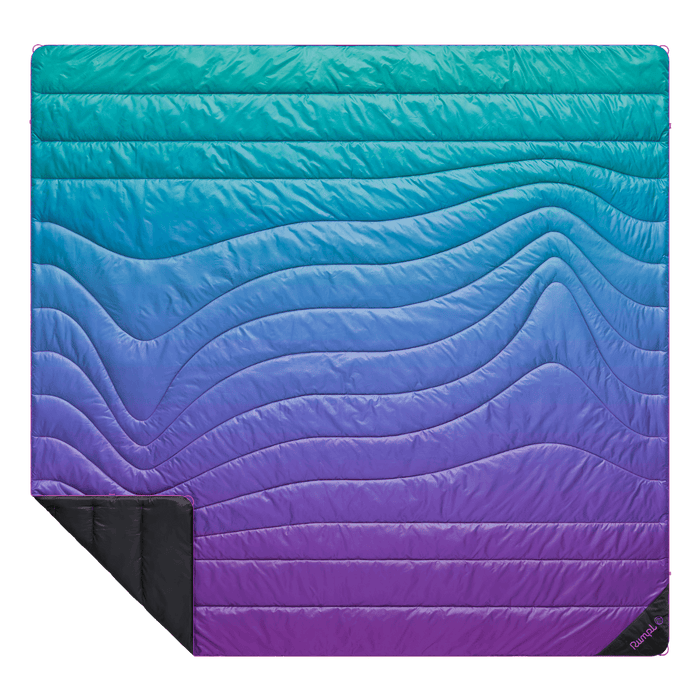 Rumpl Original Puffy 2 Person Blanket - Deep Violet Fade Original Puffy 2 Person Blanket - Deep Violet Fade | Rumpl Blankets For Everywhere Printed Original