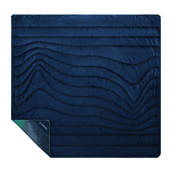Rumpl Original Puffy 2 Person Blanket - Seascape Ridge Mountains Original Puffy 2 Person Blanket - Seascape Ridge Mountains | Rumpl Blankets For Everywhere Printed Original