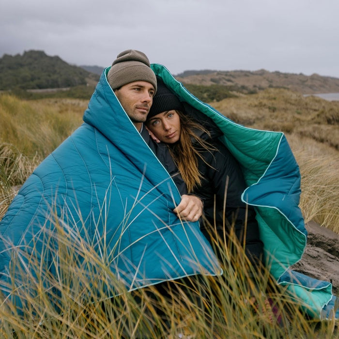 Rumpl Original Puffy 2 Person Blanket - Seascape Original Puffy 2 Person Blanket - Seascape | Rumpl Blankets For Everywhere Solid Original