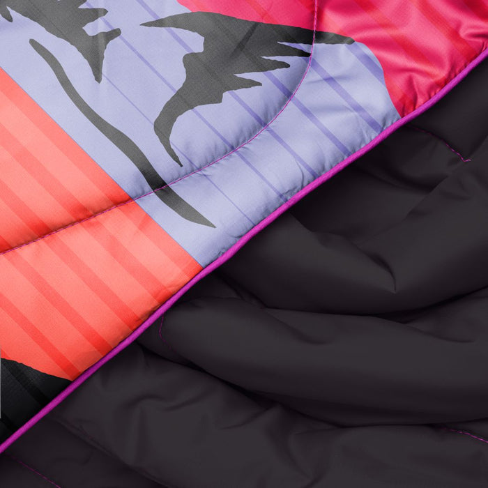 Rumpl Original Puffy Blanket - Bryce Wong - Mountain Migration Original Puffy Blanket - Mountain Migration | Rumpl Blankets For Everywhere Printed Original