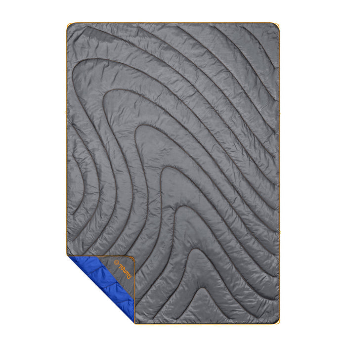 Rumpl Original Puffy Blanket - Burning Blue Original Puffy Blanket - Burning Blue | Rumpl Blankets For Everywhere Solid Original
