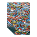 Rumpl Original Puffy Blanket - Fishe - Arctic Char Original Puffy Blanket - Arctic Char | Rumpl Blankets For Everywhere Solid Original
