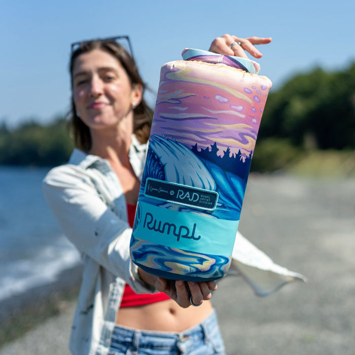 Rumpl Original Puffy Blanket - Gianna Andrews - Tidal Reflections Original Puffy Blanket - Tidal Reflections | Rumpl x Gianna Andrews Printed Original