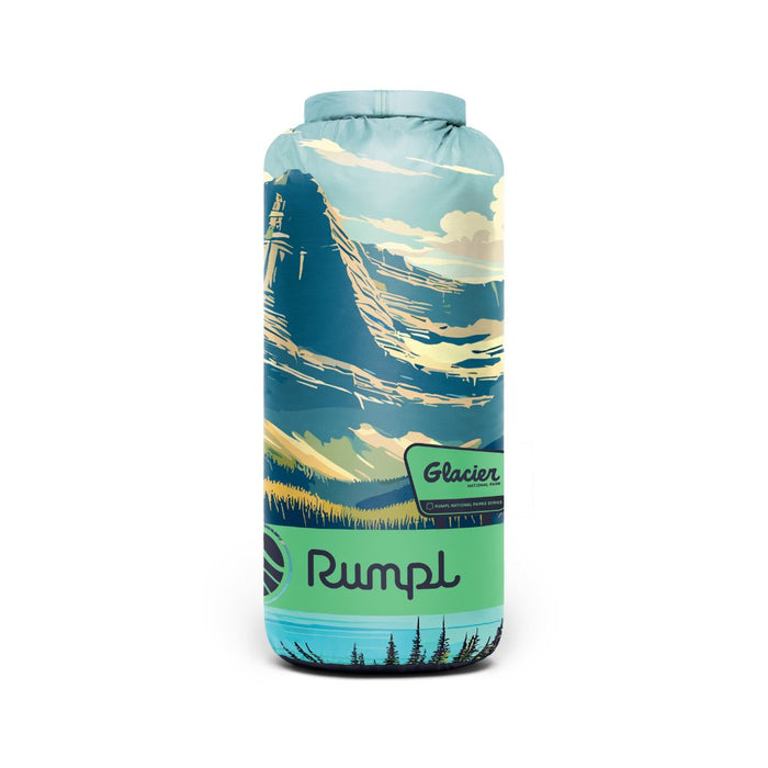 Rumpl Original Puffy Blanket - Glacier National Park National Parks Blankets | Rumpl Blankets For Everywhere Printed Original