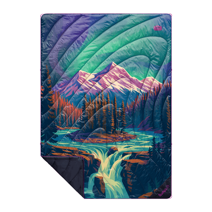 Rumpl Original Puffy Blanket - Jasper National Park Original Puffy Blanket - Jasper National Park | Rumpl Blankets For Everywhere Printed Original