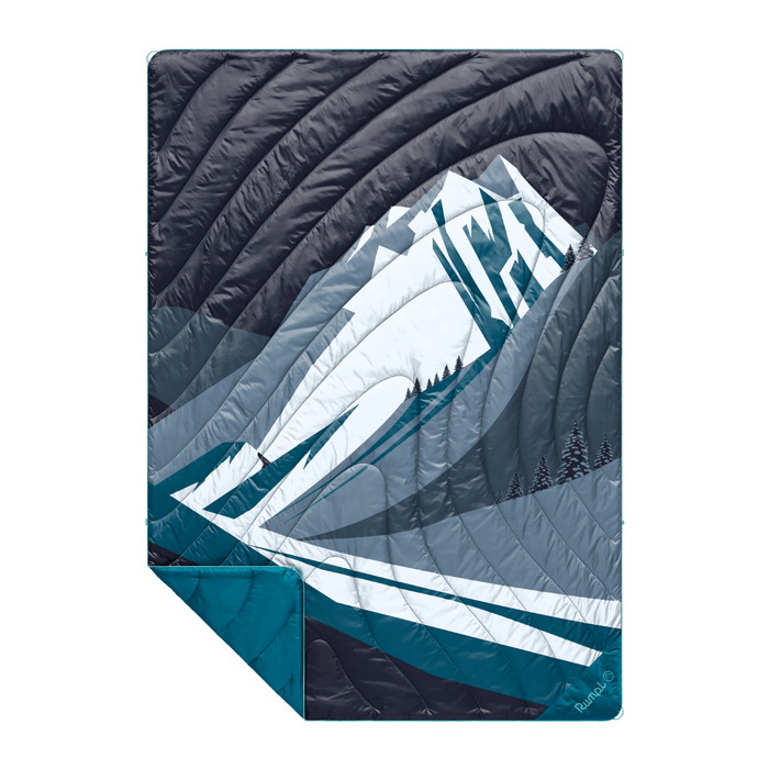 Rumpl Original Puffy Blanket - Midnight Mountain Peak Original Puffy Blanket - Midnight Mountain Peak | Rumpl Blankets For Everywhere Printed Original