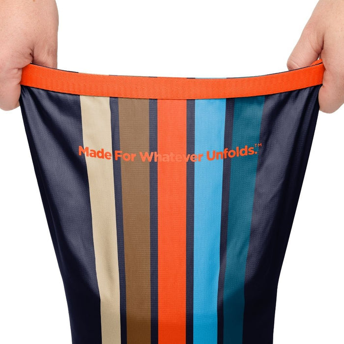 Rumpl Original Puffy Blanket - Midnight Retro Stripes Original Puffy Blanket - Midnight Retro Stripes | Rumpl Blankets For Everywhere Printed Original