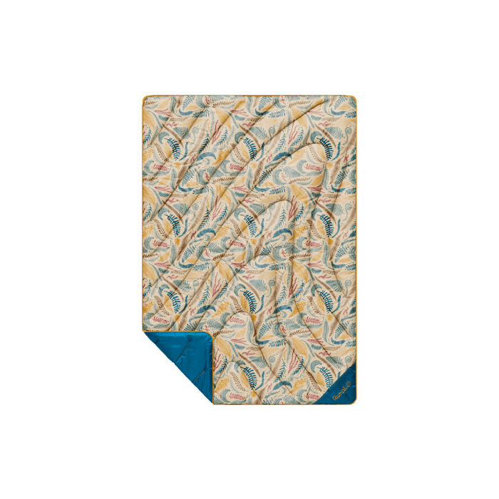Rumpl Original Puffy Mini Blanket - Mustard Fern Original Puffy Mini Blanket - Mustard Fern | Rumpl Blankets For Everywhere Printed Original