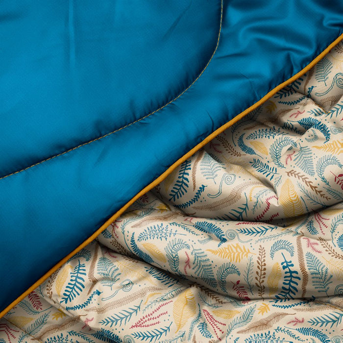 Rumpl Original Puffy Mini Blanket - Mustard Fern Original Puffy Mini Blanket - Mustard Fern | Rumpl Blankets For Everywhere Printed Original