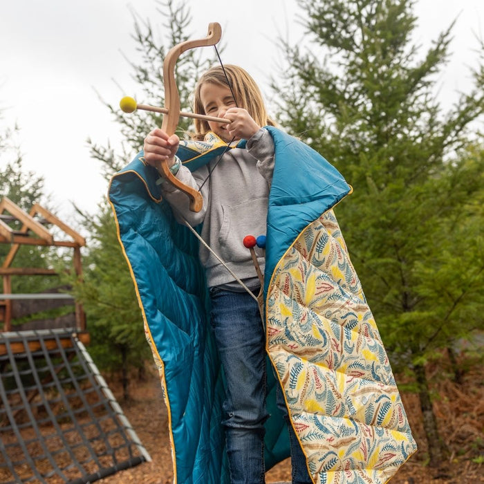 Rumpl Original Puffy Throw Blanket - Mustard Fern Original Puffy Throw Blanket - Mustard Fern | Rumpl Blankets For Everywhere Printed Original