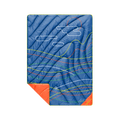 Rumpl Original Puffy Throw Blanket - New Wave Blue Original Puffy Throw Blanket - New Wave Blue | Rumpl Blankets For Everywhere Printed Original